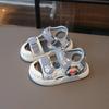 New Summer Luminous Closed-toe Sandals, Waterproof Soft Sole Toddler Walking Shoes