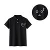 Li Ning Customizable Casual Breathable Short Sleeve Polo Shirt With Surprised Expression Print Unisex Polo Shirts APLT137-1(TEAM702-A20)