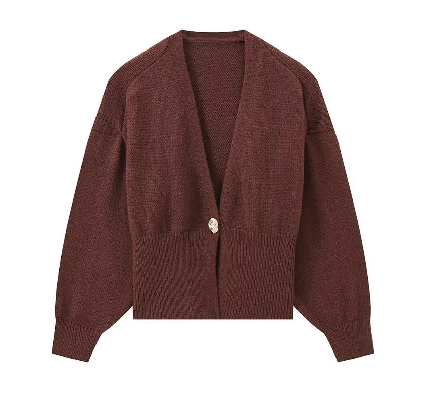 

Long Sleeved Knitted Sweater Coats Fashion Elegant Sweater Women s Autumn Winter Versatile Shirt Fashion Knit Tops Clothes L кофейный
