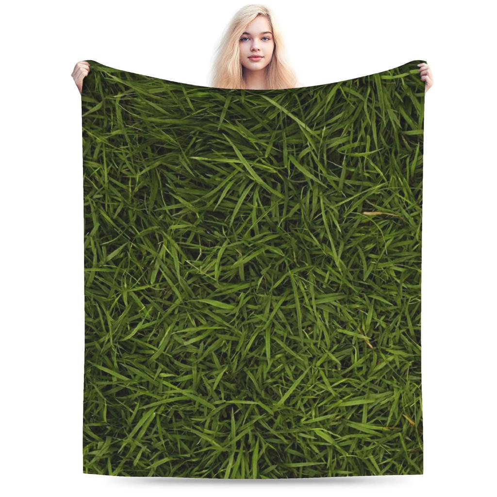 Comfortable Grass Battlemat Blankets Warm Soft Comfortable Plush Throw Blanket For Kids Home Decor Flannel Bedspread Bed Cover