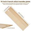 13/15 Inch Bread Transfer Peel, French Bread Flipping Board, Beech Bread Serving Tray Wooden Pie Loaves Flipping Board