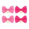 Puppy Dog Hair Bows with Rubber Bands Handmade Small Bowknot Dog Hair Accessories Pet Grooming Supplies