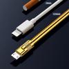 Zinc Alloy 120W Usb Super Fast Charging Data Cable For Xiaomi Huawei Samsung Type C 6A Micro 3A Charge Game Cord For Iphone 2.4A
