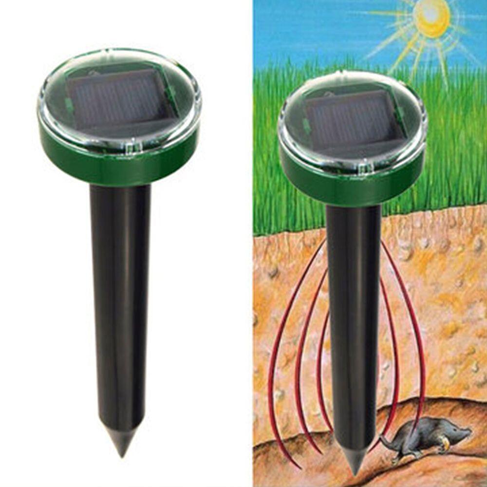 

Ultrasonic Farm Snake Outdoor Control Pest Rodent Solar Power Repellent Repeller Gopher Mole