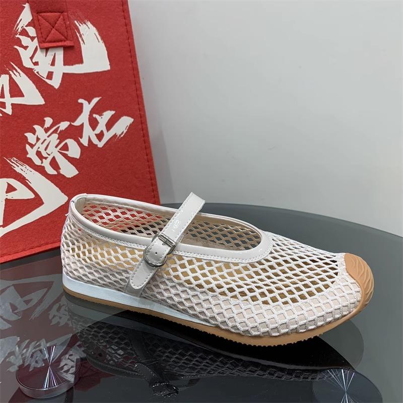 Fashion Women Mesh Casual Sneakers Sport Shoes Woman Flat Sandals 2025 Trend Summer Marie Janes Shoes Comfort Loafers Shallow Sandalias