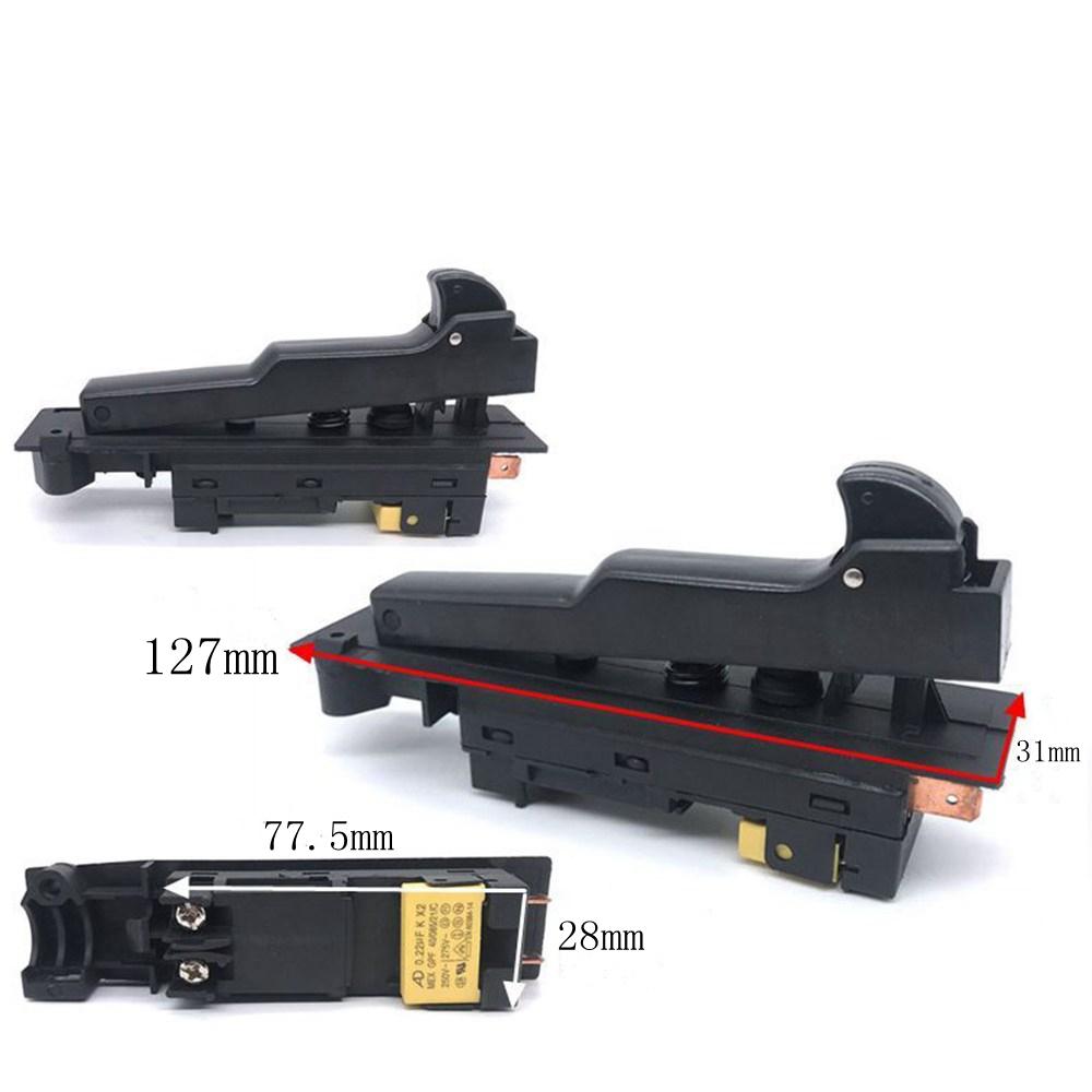 

AC 250V 18A 5E4 DPST NO/NO Momentary Angle Grinder Switch for Hitachi 180 G18SE2
