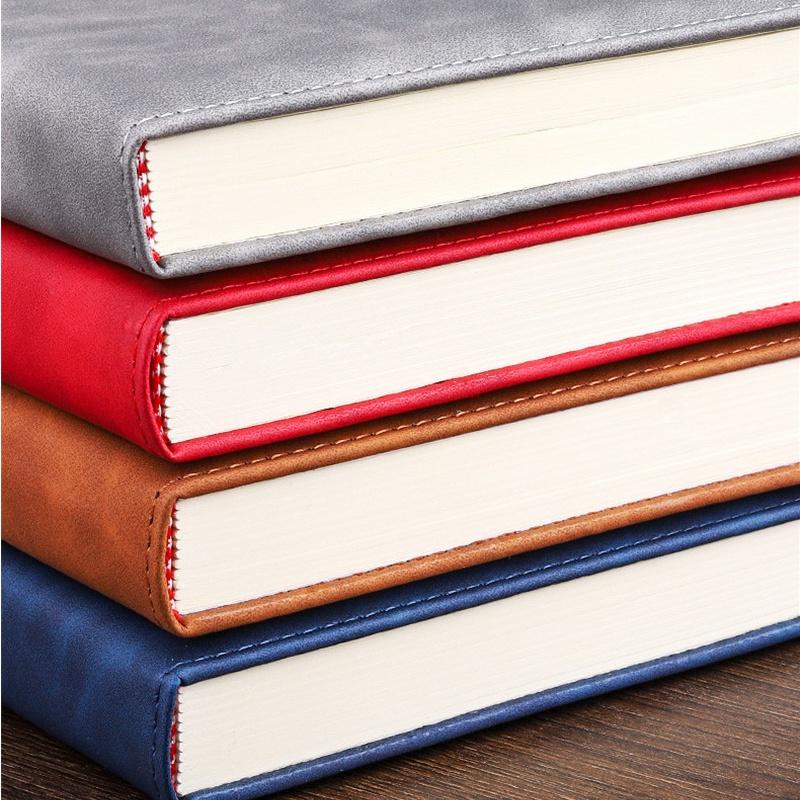 360 Seiten Extra dickes A5-Logbuch aus Leder mit Wachsgefühl Tägliches Büroarbeitsnotizbuch Notizbuch Tagebuch Schulbedarf