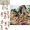 Vibrant Educational Primitive People Figurine Set For Creative Play And Learning