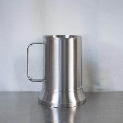 Bierglas aus Edelstahl 304, doppelwandiges Cocktailglas, Kelch des Feuers im europäischen Stil, Ausfuhr-Gießglas
