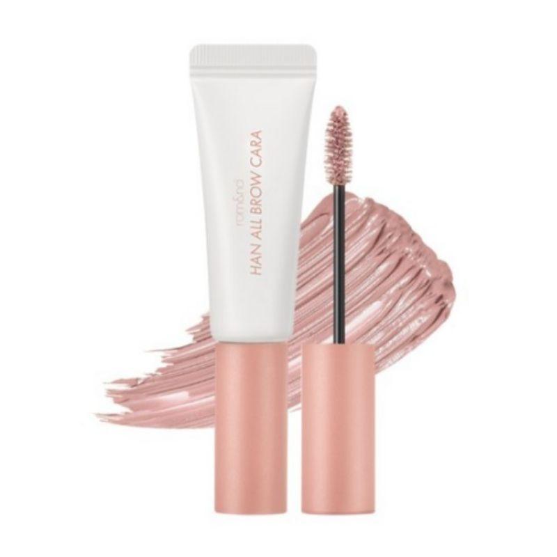 rom&nd Han All Brow Cara 9g Long-Lasting Eyebrow Mascara for Natural Brow Styling & Color Fixing