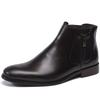 First Layer Cowhide Chelsea Boots Men's Genuine Leather New Autumn and Winter Martin Boots British Style Dress Leather Boots