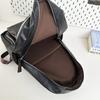 Schoolbag Backpack New Fashion Backpack Simple Large Capacity Solid Color Student School Bag Casual Light Commuter Travel Bag