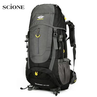 70L Camping Backpack Travel Bag Climbing Men Women Hiking Trekking Bag Outdoor Mountaineering Sports Bags Shoulder Ruckdack Bag
