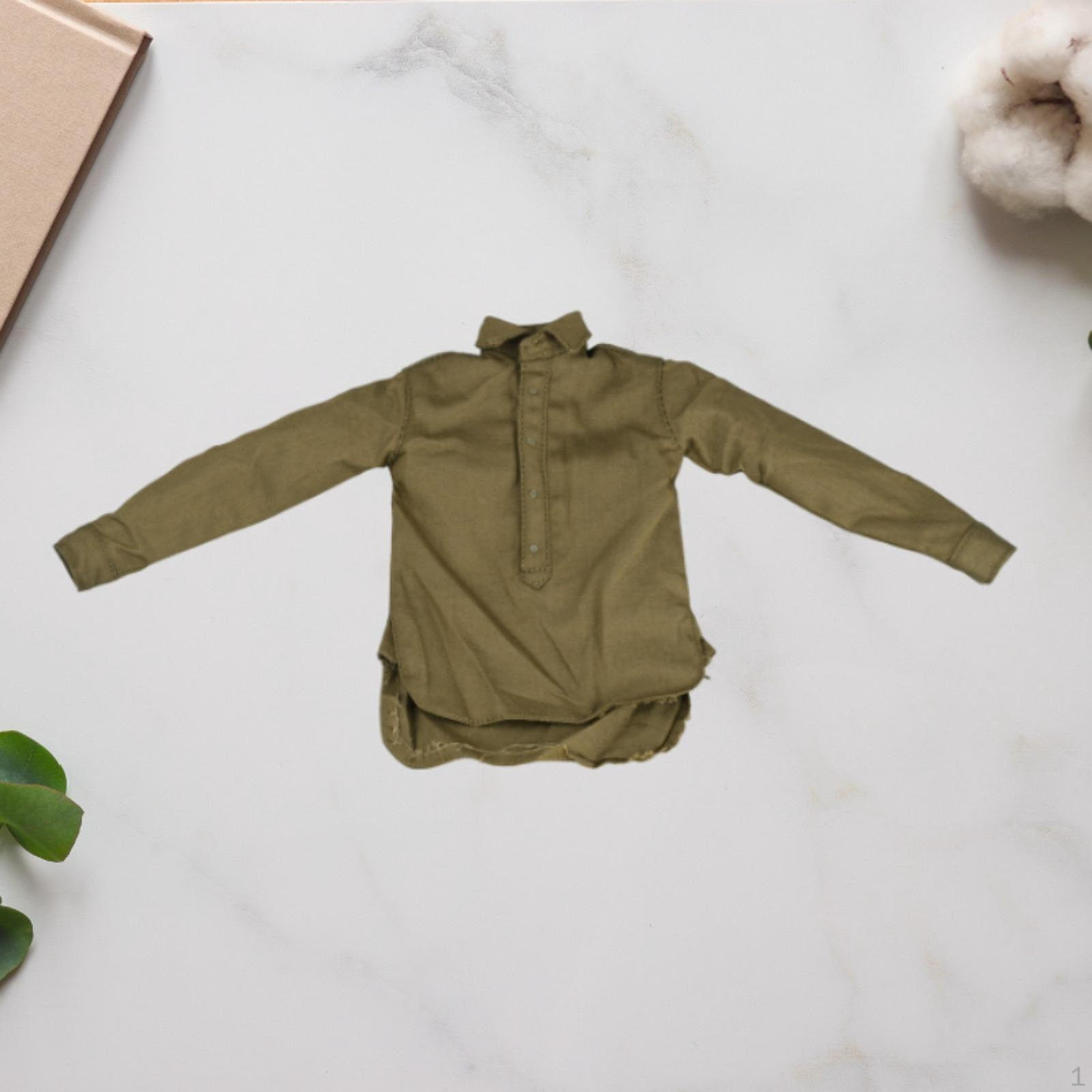 

Action Figure Clothes 1/6 Scale Accessories Long Sleeve Props Men Handmade Doll