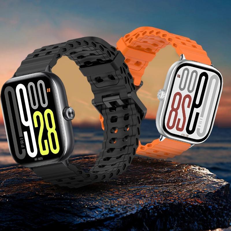 For Redmi Watch 6 5 4 Strap Silicone Wristband For Xiaomi Mi Band 8/9 Pro Band Correa Sport Bracelet Replacement Accessorie