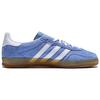 Adidas Originals Gazelle Indoor Comfortable Versatile Training Shoes Women Shoes Blue KH6038