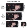 Mask anime girl Mouse Pad Large Computer Office Game Table Mats XXL Rubber Anti-slip Gaming Keyboard Mousepads Long Desk Pads