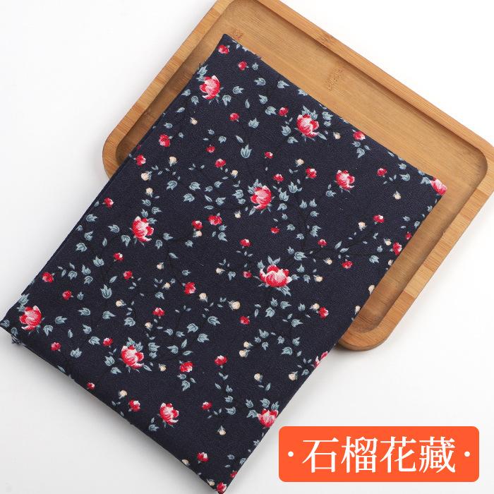 0.5m/1m/2m Vintage Ethnic Style Cotton Linen Printed Fabric for Tablecloths, Sofa Blankets Dresses Handmade DIY Clothing Fabrics