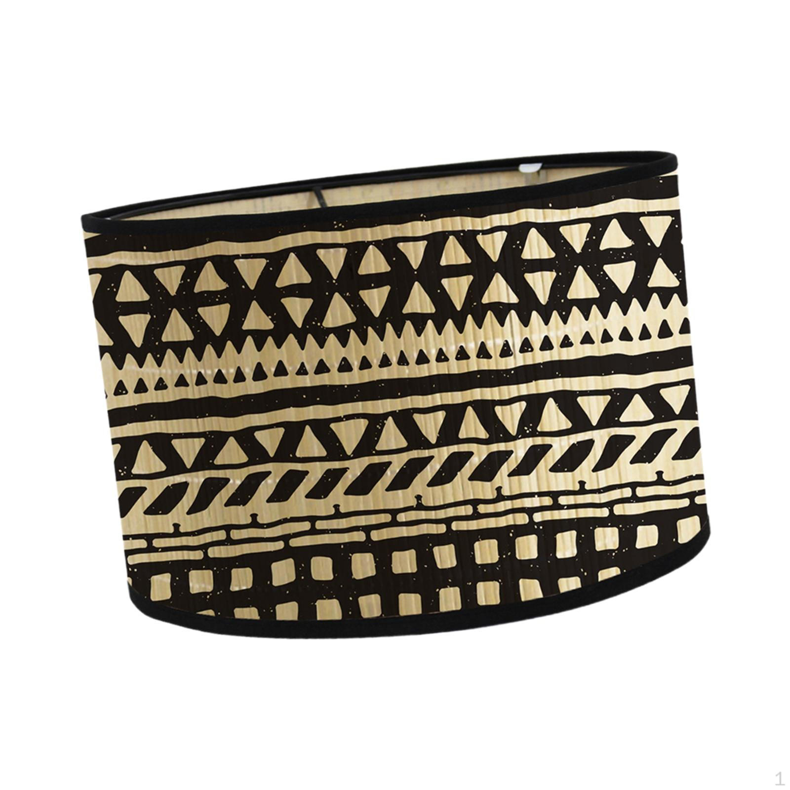 

Абажур из бамбукового барабана, классический потолочный фонарь для фермерского дома, крышка подвесного светильника, для отеля и кафе Style E