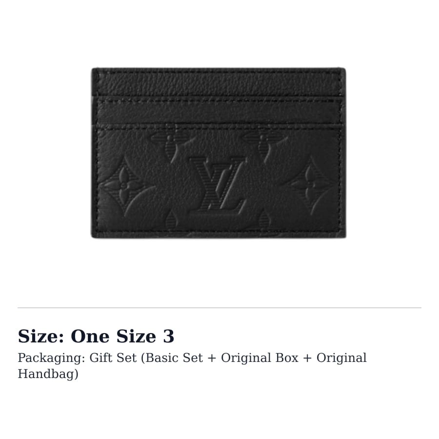Louis Vuitton M83700 Double Card Holder M81415