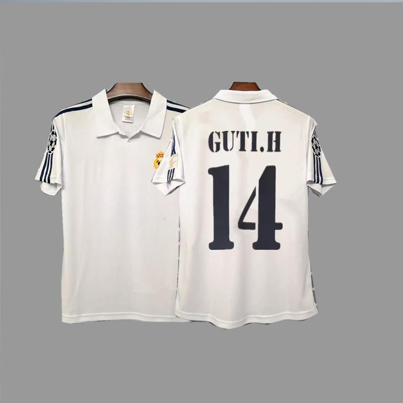 Maglia da calcio vintage Beckham Zidane Messi C Ronaldo maglia classica da campionato