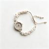 Mori‑Style Leaf Star Beaded Braided Rope Bracelet Quartz Watch Adjustable Versatile Student Women Wristwatch
