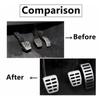 Stainless Car pedal Cover For Volkswagen VW Ibiza 6K 6L 6J Skoda Fabia Polo 9N 6R Bora Golf MK4 IV Clutch Gas Brake pedals Pads