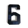 No Wiring Solar Lighted House Numbers Light 6.7IN Solar Digital Doorplate  Porch