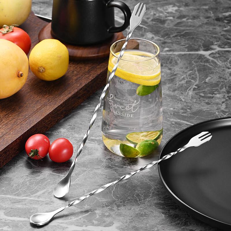 304 Stainless Steel Dual-Head Long Handle Bar Spoon