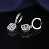New Fashionable and Trendy Square Bag Earrings for Women Zircon Ear Buckles Earrings and Pendants