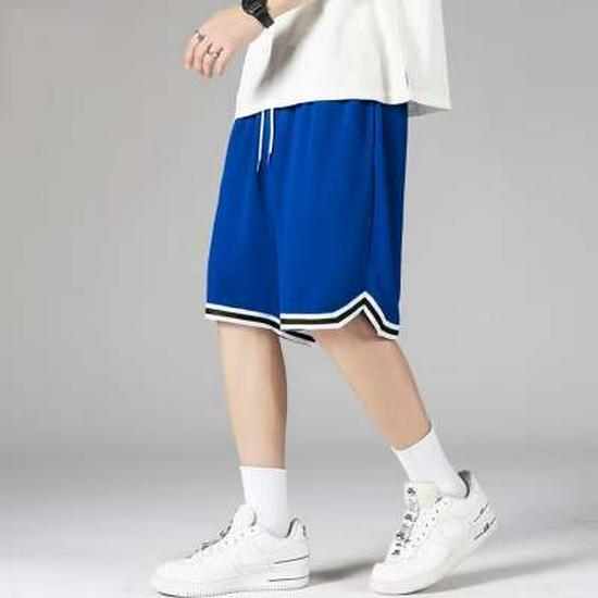 

Мужские ультратонкие быстросохнущие шорты для баскетбола из ледяного шелка в американском стиле — дышащие, свободные, повседневные 4X Large