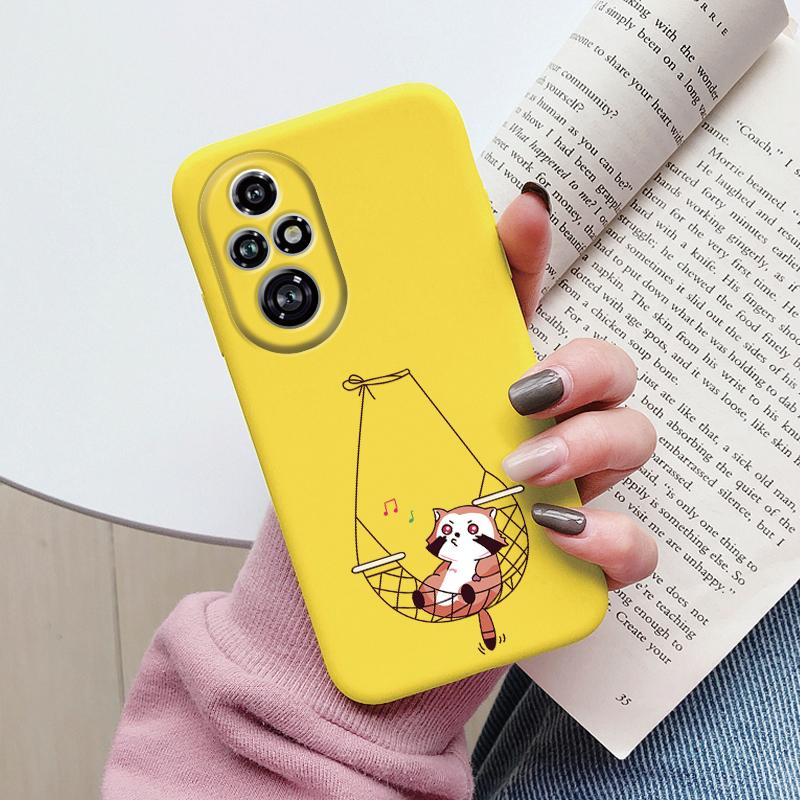 

Beautiful Flowers For Honor 200 Pro Case Cute Heart Leopard Print Cover Soft Silicone Matte Protective Funda For Honor 200 Smart Honor 200 Smart