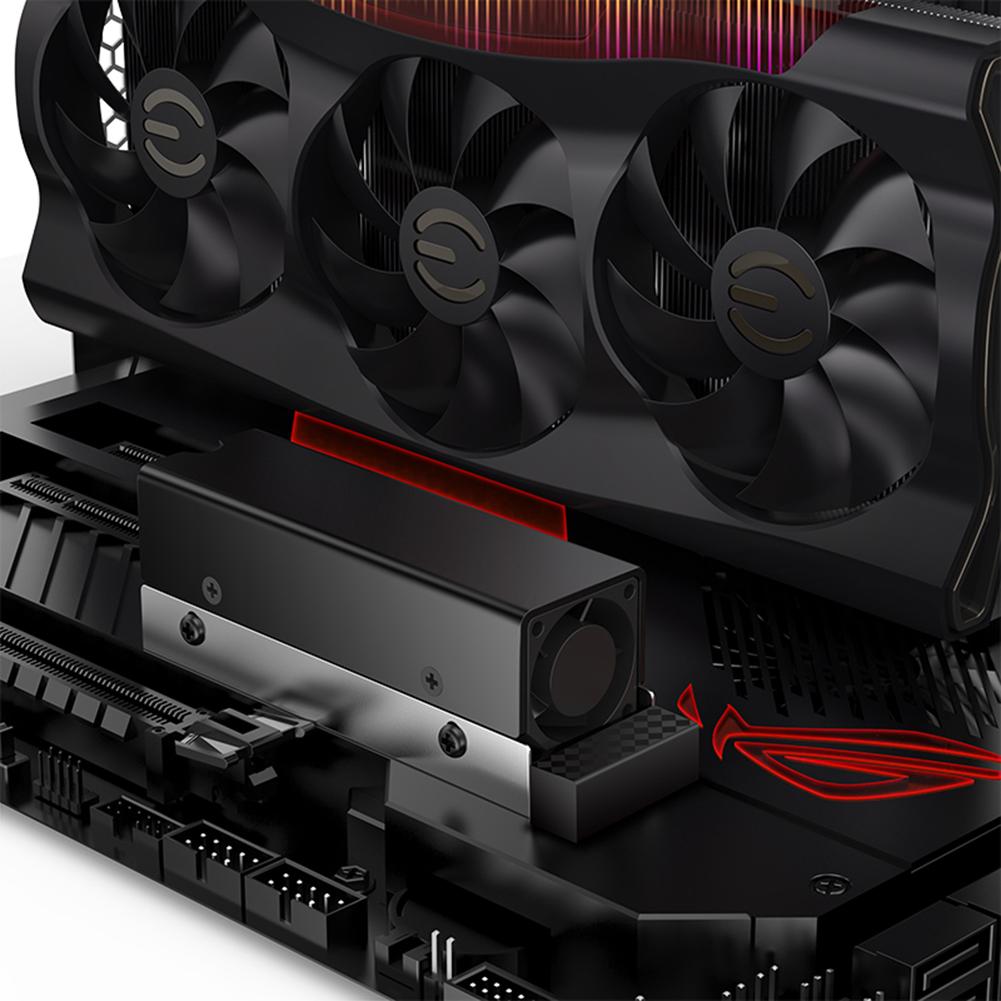 M.2 SSD SSD Radiator Cooler with Fan Aluminum PCI-E NVMe Solid State Hard Radiator for Desktop Accessories