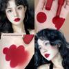 A Rich, High-End Look! Vintage True Red Elegant Matte Lipstick, Matte Lip Glaze, Lip Mud, High-End