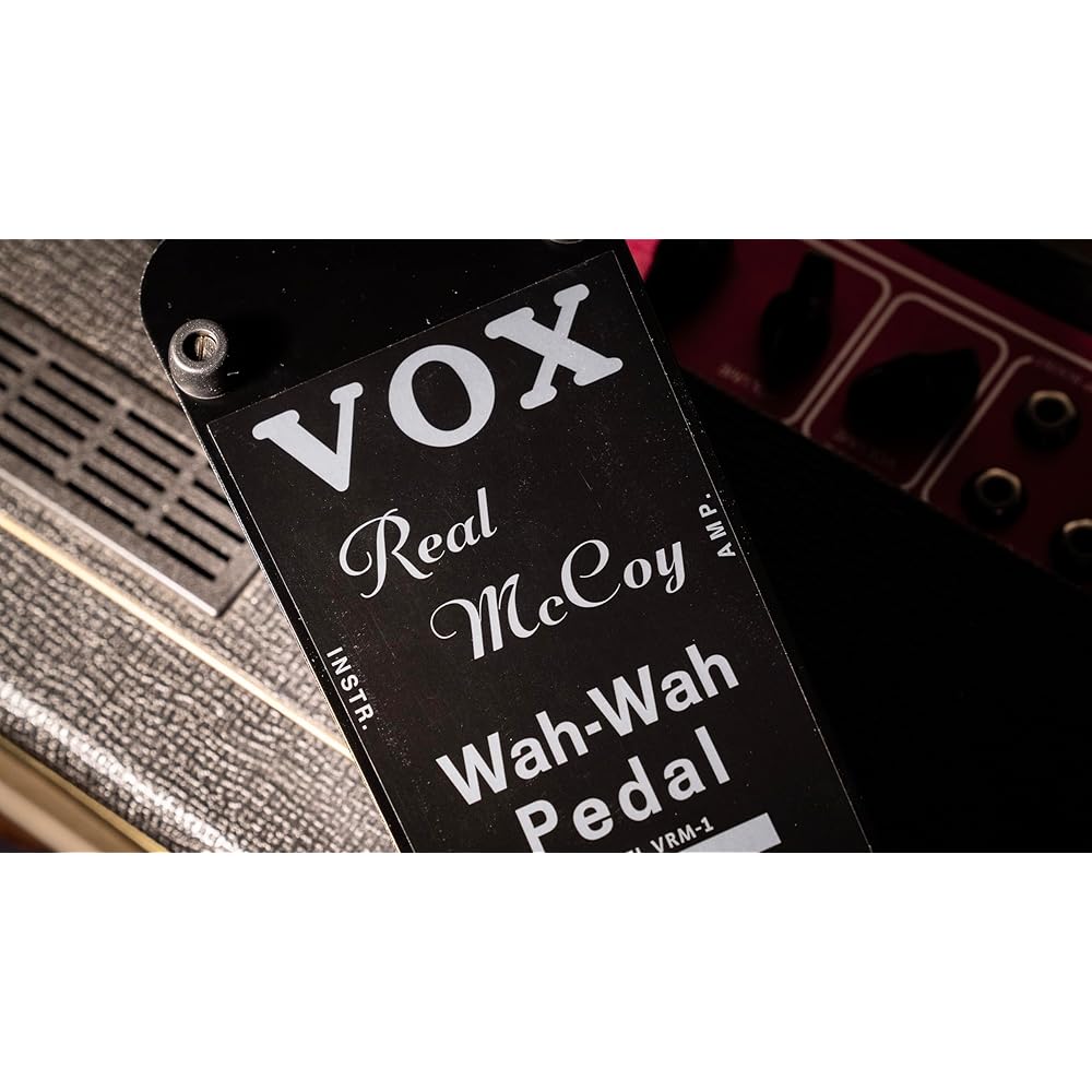 VOX Voxwow Pedals VRM-1 REAL MCCOY WAH Vintage Reproduce for lead guitarists looking for mid-rang...