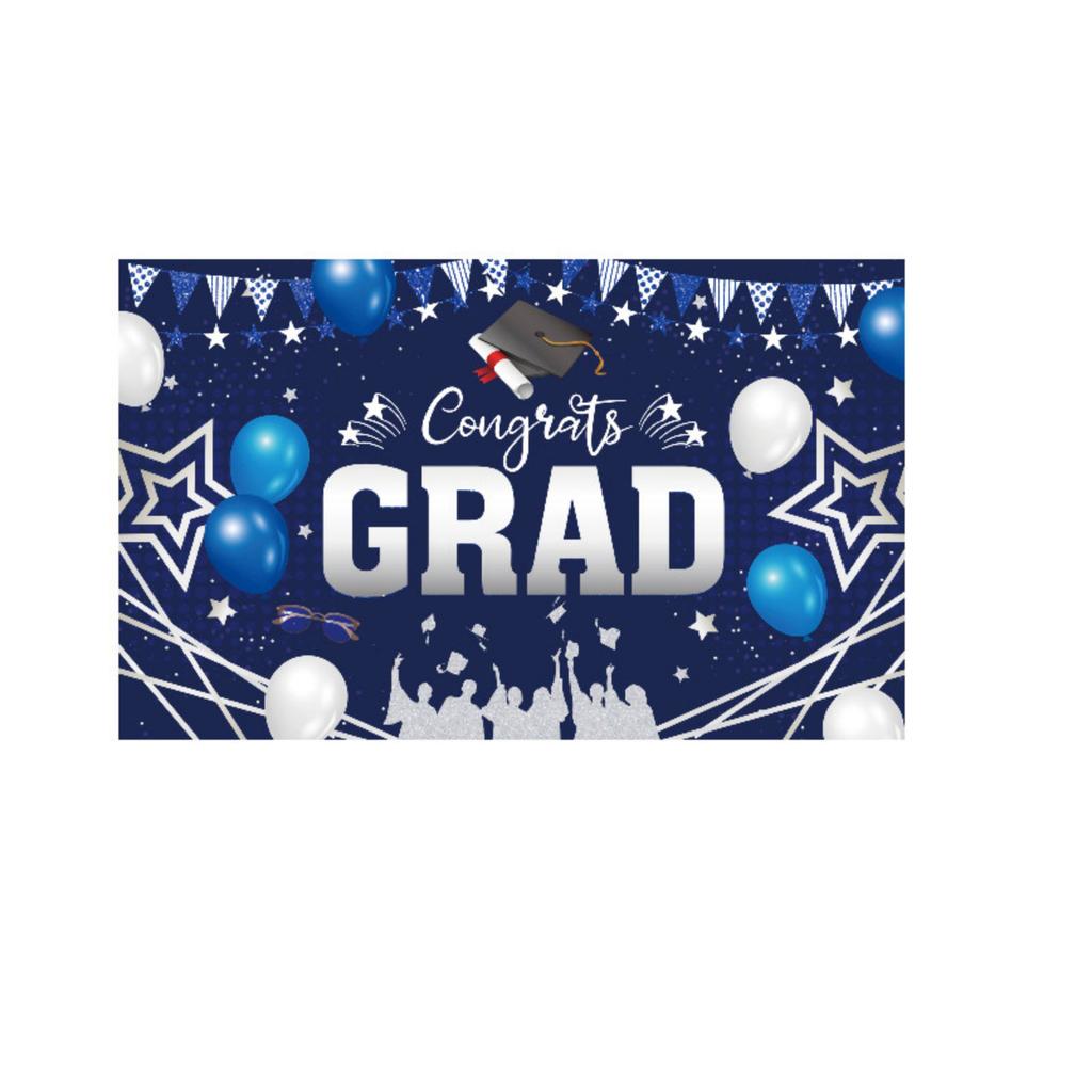 Graduation , Campus Graduation Decorations, Party Banners, Courtyard Ornaments, Background Fabric, Indoor Dining Event