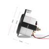 12V Universal 2" 52mm LED Car Truck Oil Pressure Gauge Meter 0-100PSI With Sensor