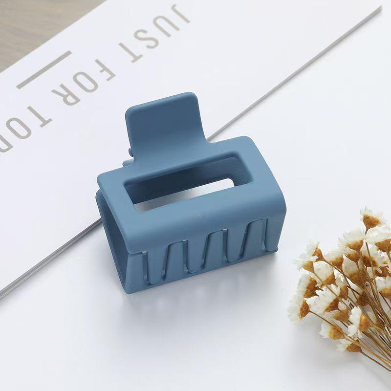 5.5cm Matte Back-of-Head Small Square High Ponytail Shark Clip Hair Accessory