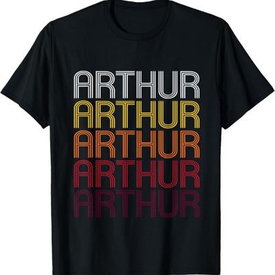 Vzor ochranné známky Arthur Retro - Tričko ve vintage stylu