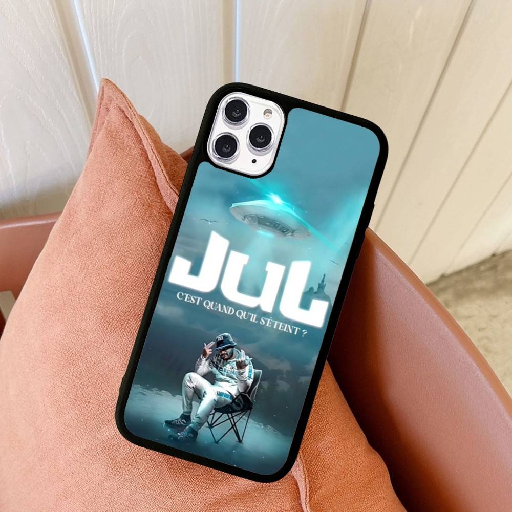 Rapper JuL C'est Pas Des Lol Phone Case For IPhone 16 Pro Max 15 14 Plus 14 13 12 11 17 PC+TPU Cases Back Cover