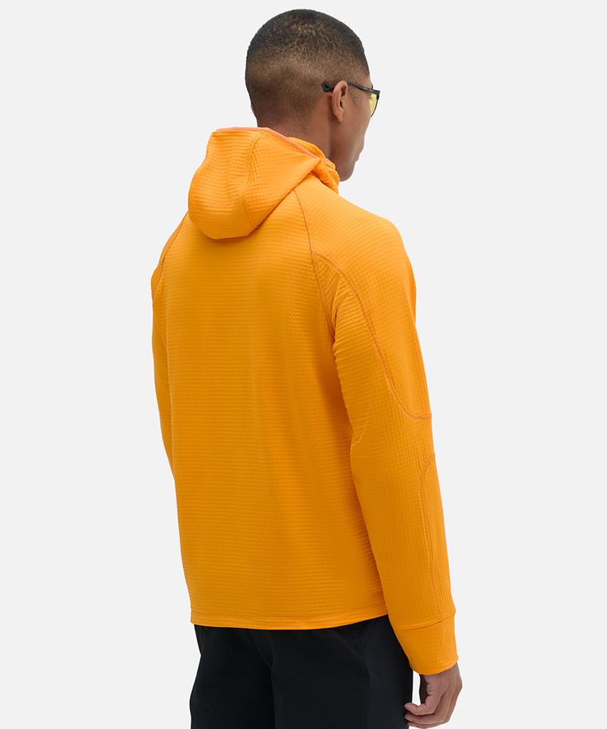 KALEG Racing Power Grid Running Hoodie Men'S (Orange)