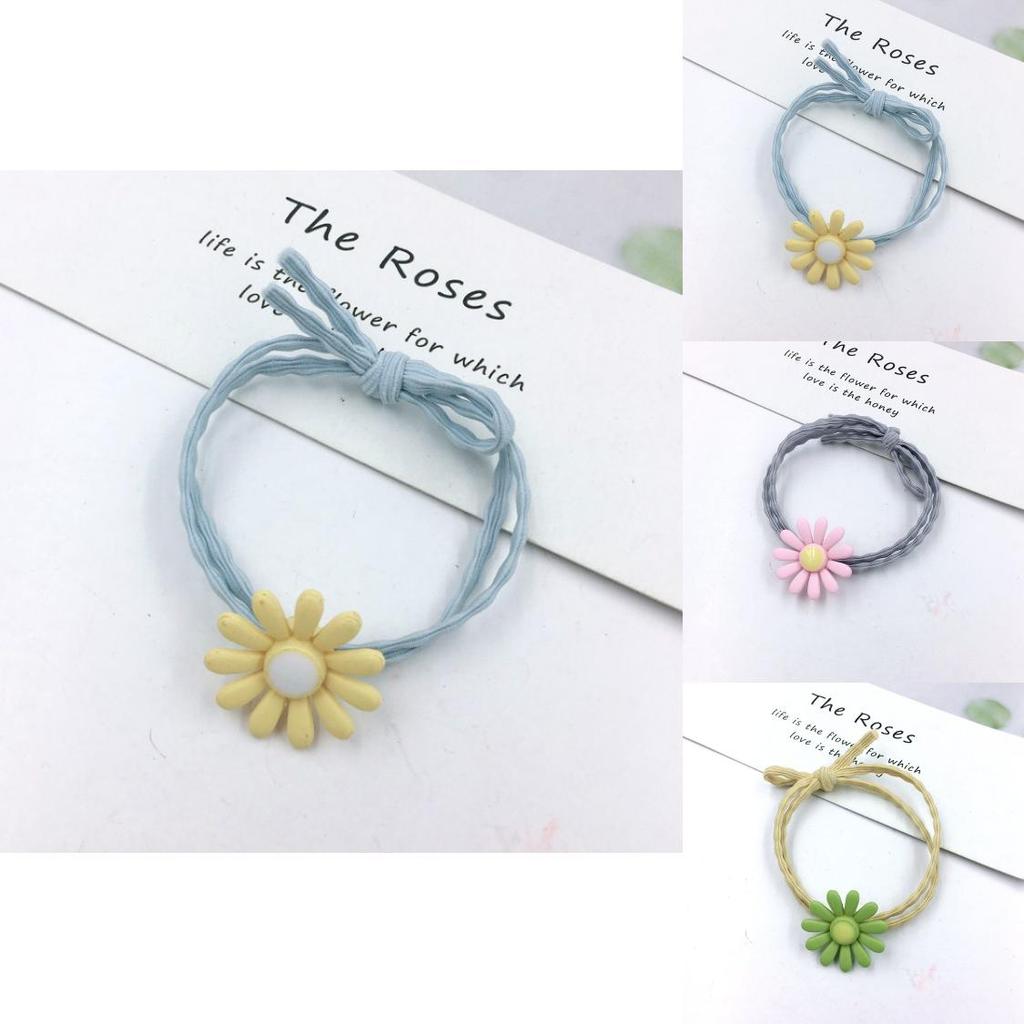 Beautiful Ins Women Daisy Hair Rope Headband With High-elastic Korean Rubber Band
