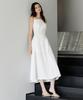 THEELO Sleeveless Flare Dress (White)