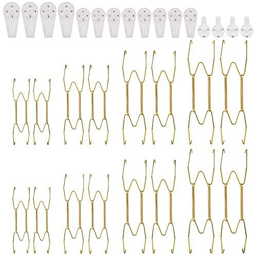 Dovhmoh Wall Plate Hanger, 6, 8, 10, and 12 Inch, Wall Plate Hanger, Decorative Plate Hanger, Invisible, Wall Plate Holder