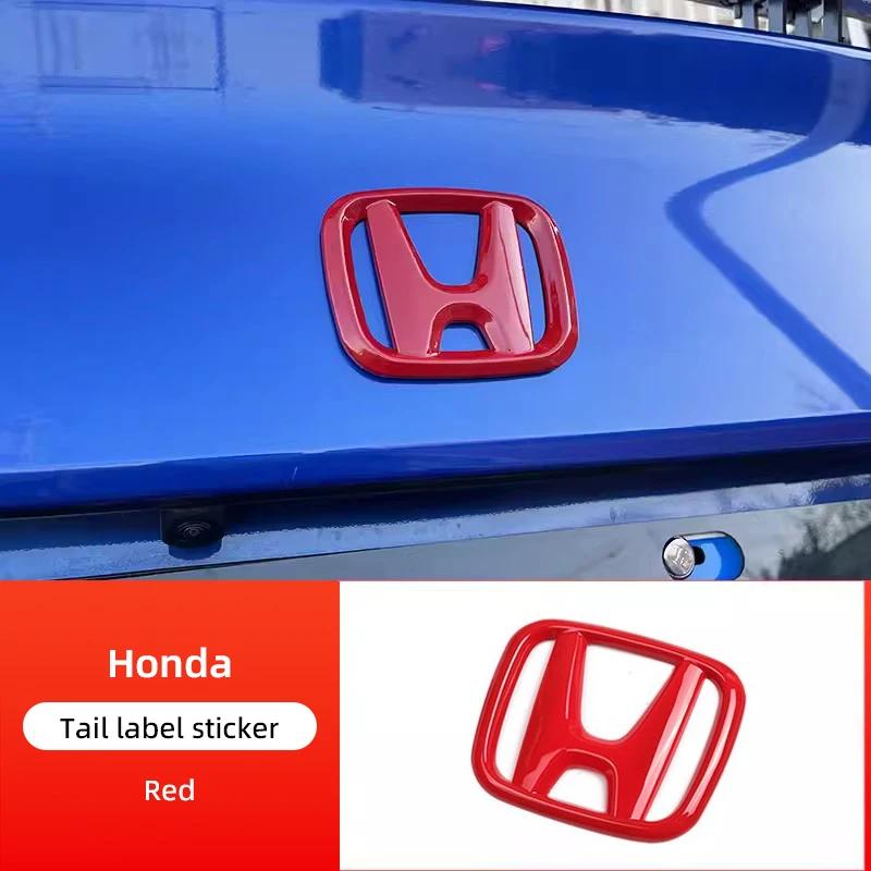 ABS Car Logo Auto Front Grille Emblem Trunk Sticker Accessories For Honda Civic Type-R Accord 8th 9th 9.5th 10th 11th Generation