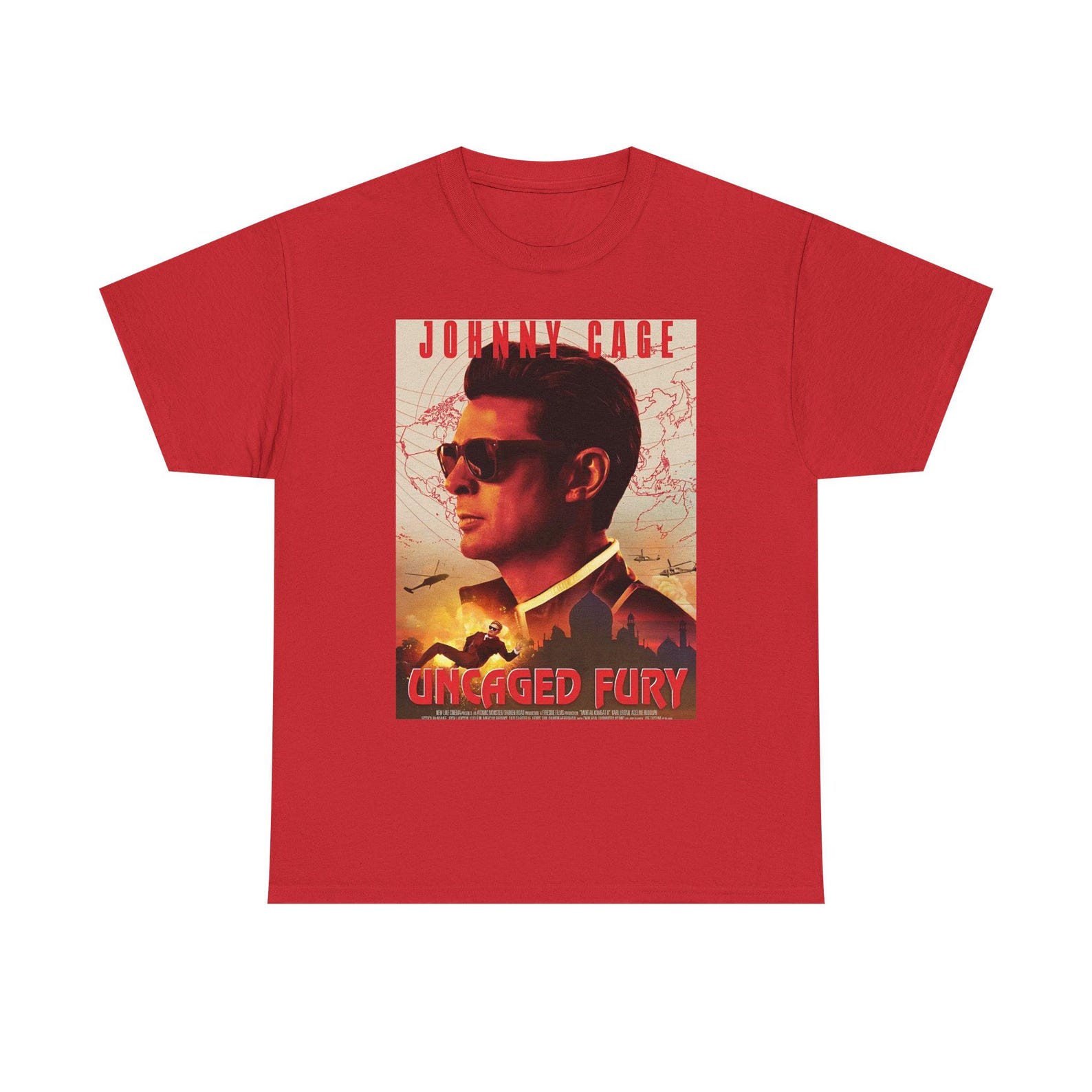 Johnny Cage Poster Unisex Tee S