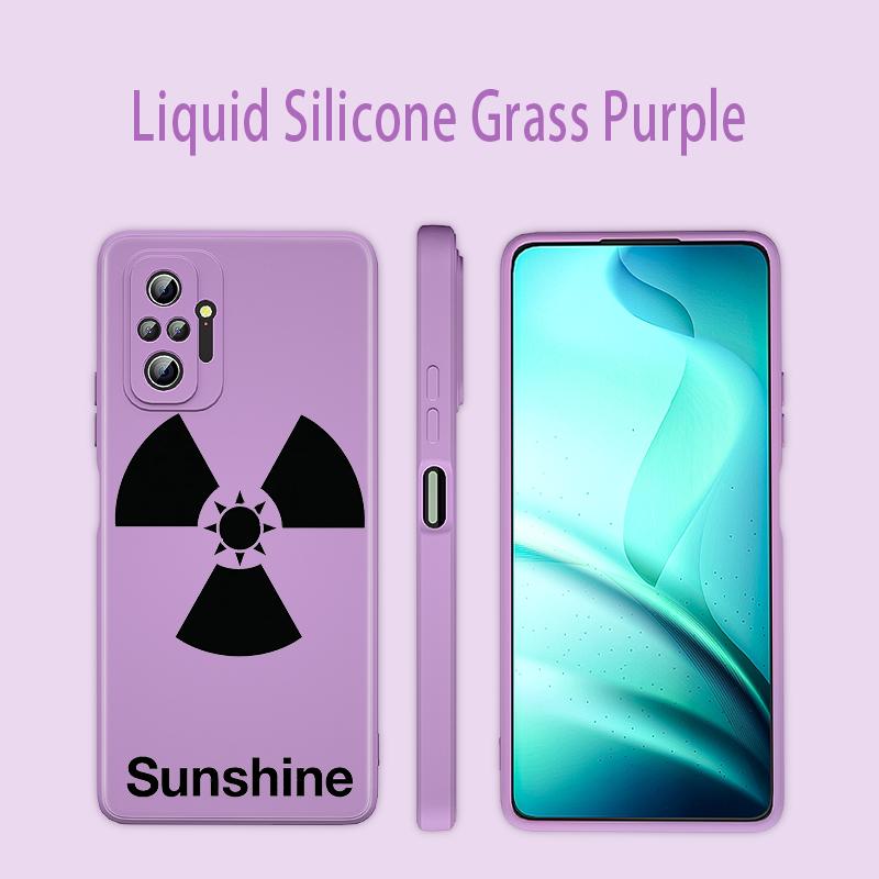 Sign Icon For Xiaomi Redmi Note 11 10 10S 10T 9 9S 9T 8 8T 7 7S 6 5 Pro Max Plus 5G Liquid Silicone Phone Case