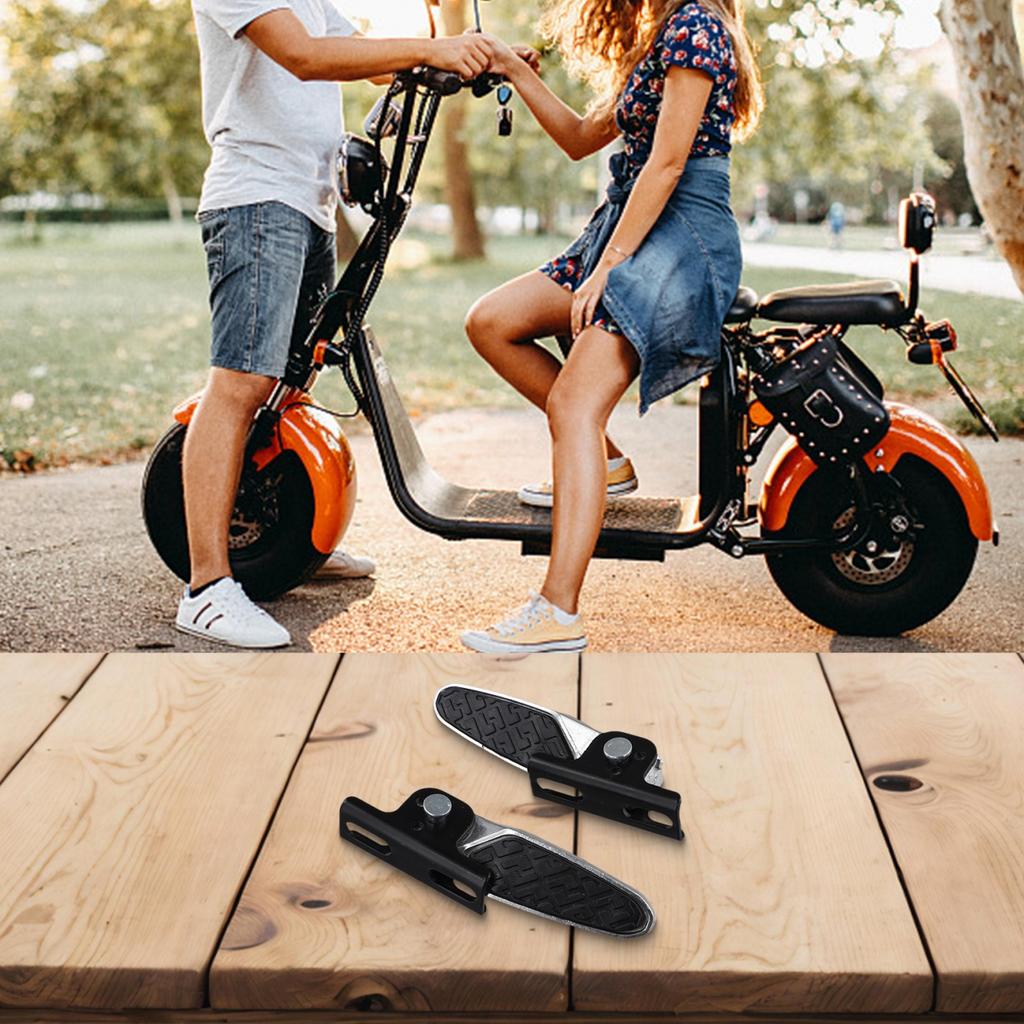 Compatible Folding Pedals for Electric Vehicles Scooters Easy Installation