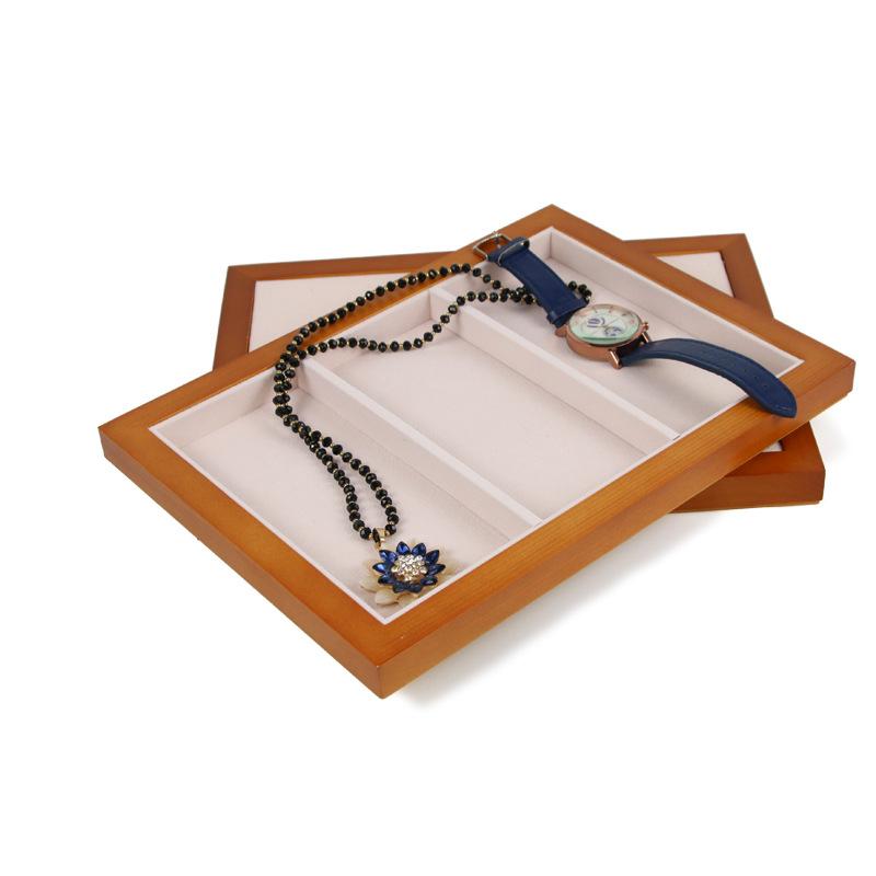 Schmucktablett Ring Ohrringe Display Requisiten Anhänger Armband Organizer Schaukasten Tablett Halskette Schmuck Aufbewahrung Display für Juwelier Ornamente Accessoires