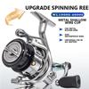 Mavllos Kołowrotek spinningowy WL Przełożenie 5.2:1 Siła Hamulca 5kg Metalowa Szpula Lekki Słodkowodny Karpiowy Kołowrotek Spinningowy